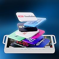 Vista 10 de SYLVOX 15.6'' Portable Smart TV 12 Volt Television, 10000mAH Battery Powered IP66 Waterproof Dual Speakers Wireless WiFi 300nits Small Outdoor TVs