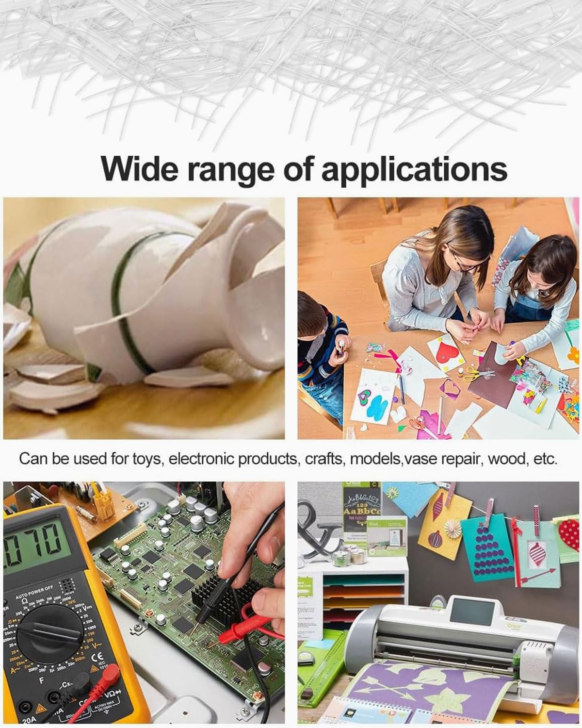 Punte per Colla 200 Micro Applicatore di Precisione Plastica Laboratorio Dispenser