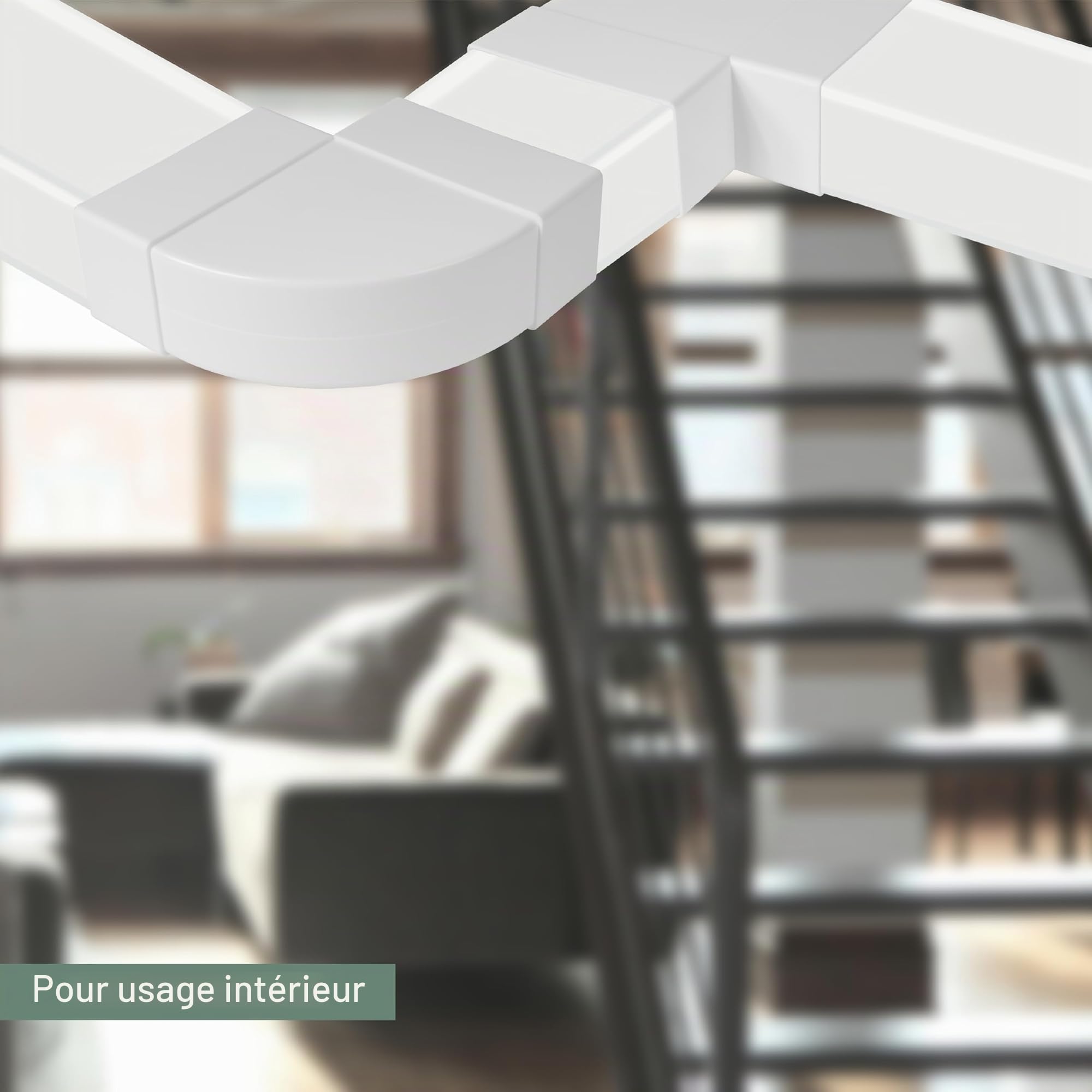 Vent Systems Coude de tuyau rectangulaire horizontal de 220 x 90 mm pour le raccordement des tuyaux. Angle : 90°. Système de ventilation, chauffage, refroidissement.