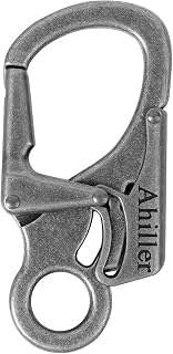 Ahiller 二重ロック カラビナークリップ 8cm 亜鉛合金 キーホルダー
