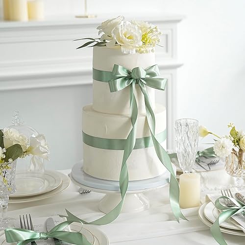 Vista 716 de MEEDEE Orange Satin Ribbon - 1.5 inch Double Faced Satin Ribbon, 50 Yards - Neon Tangerine - For Christmas, Thanksgiving, Halloween, Weddings