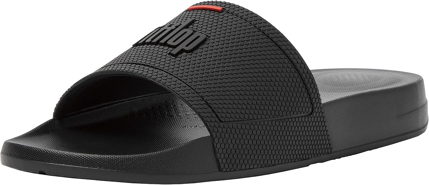 Amazon | FitFlop Women's Flip Flop Sandals, Black, 7 | fitflop