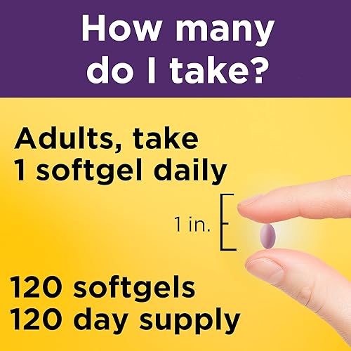 Miniatura 6 de Nature Made - Biotina una por día vitamina B7 1000 mcg Cápsulas de gel 120 unidades