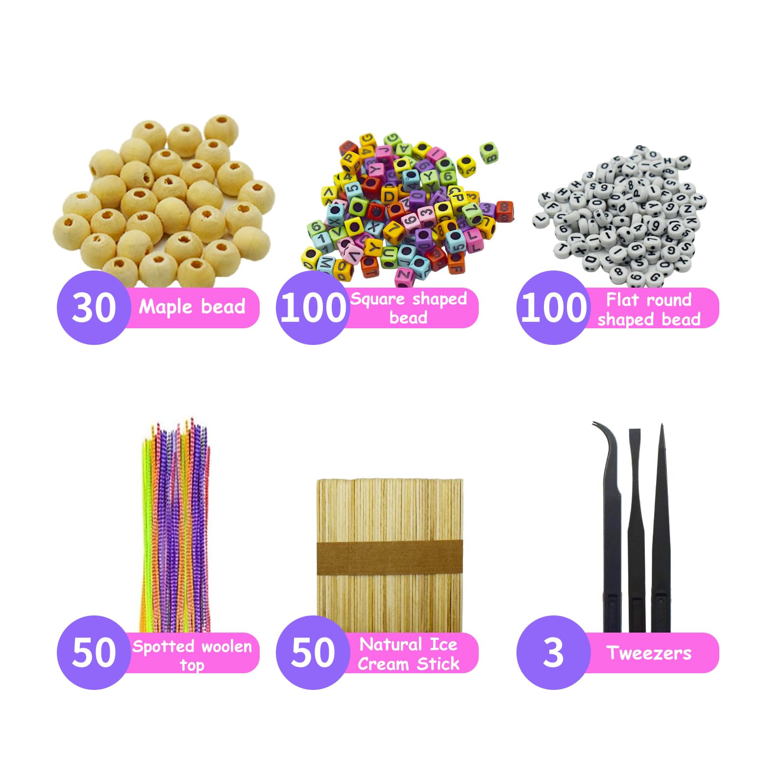 NINGESHOP Kit Bricolage Enfant, 2200+Pièces Enfant Feutrine Loisirs Creatif DIY Activites Manuelles,Pipe Cleaners Crafts Set, Fournitures Éducatives, Loisirs Créatifs, Plumes,Yeux écarquillés