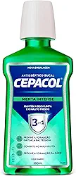 CEPACOL - Enxaguante Bucal Menta Intense - Sabor Refrescante - Hálito Fresco - 250ml