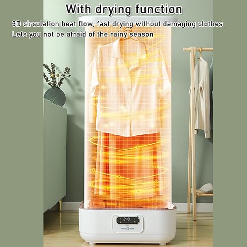 Cashwise Machine à Repasser Automatique, sèche-Linge Portable avec séchage à la Vapeur, Machine à Plier Le Linge, Indispensable pour Un Repassage Rapide et sans Plis - 5