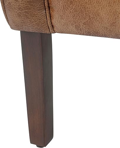 Miniatura 79 de HomePop Silla decorativa en forma de barril, reposabrazos, tela sólida y madera, verde azulado mediano verde azulado,Agua,Marrón,Gris y