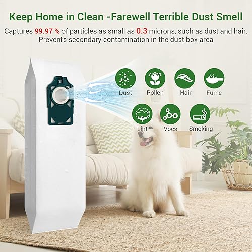 Miniatura 4 de Bolsas de vacío R10 para Riccar Supralite R10, R10P, R10S, R10CV, R17, RLH-6, RLHC-6 Bolsa de vacío para Simplicity Freedom SLH-6, S10S, S10D,