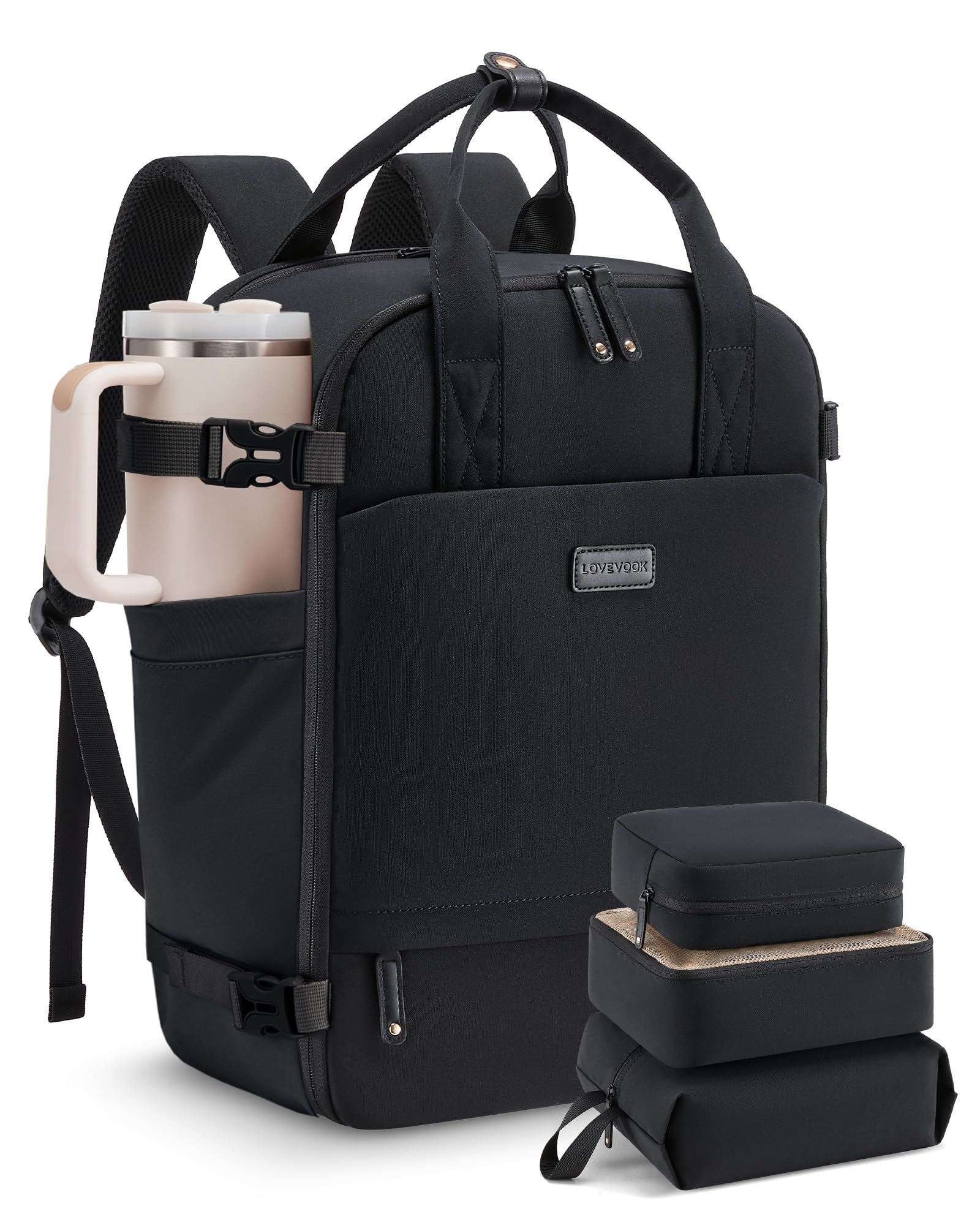 LOVEVOOK Reiserucksack Damen Handgepäck Tasche für Flugzeug