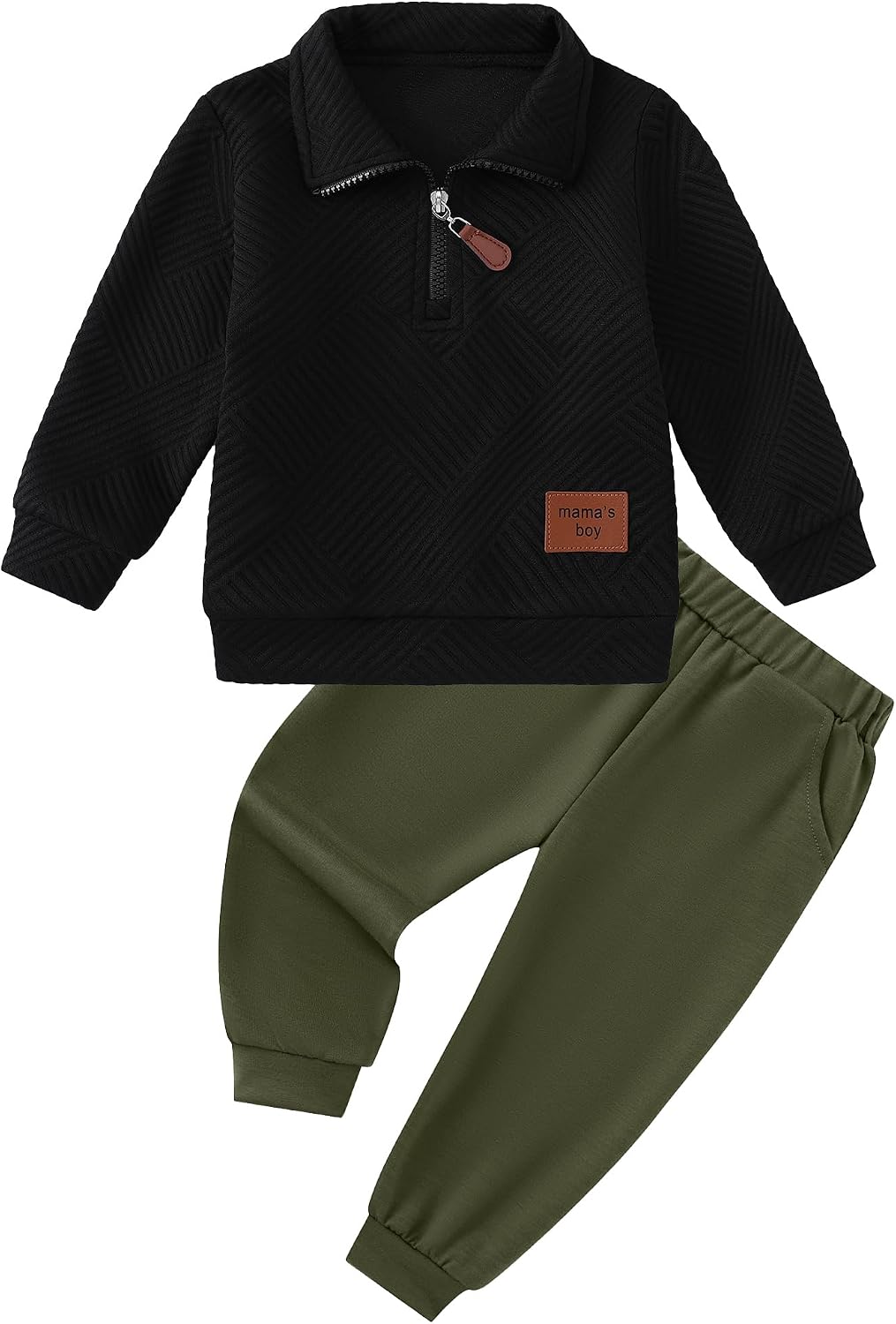 ZOEREA Toddler Baby Boy Clothes Outfits Set Fall Winter Sweatshirt 12M-5T