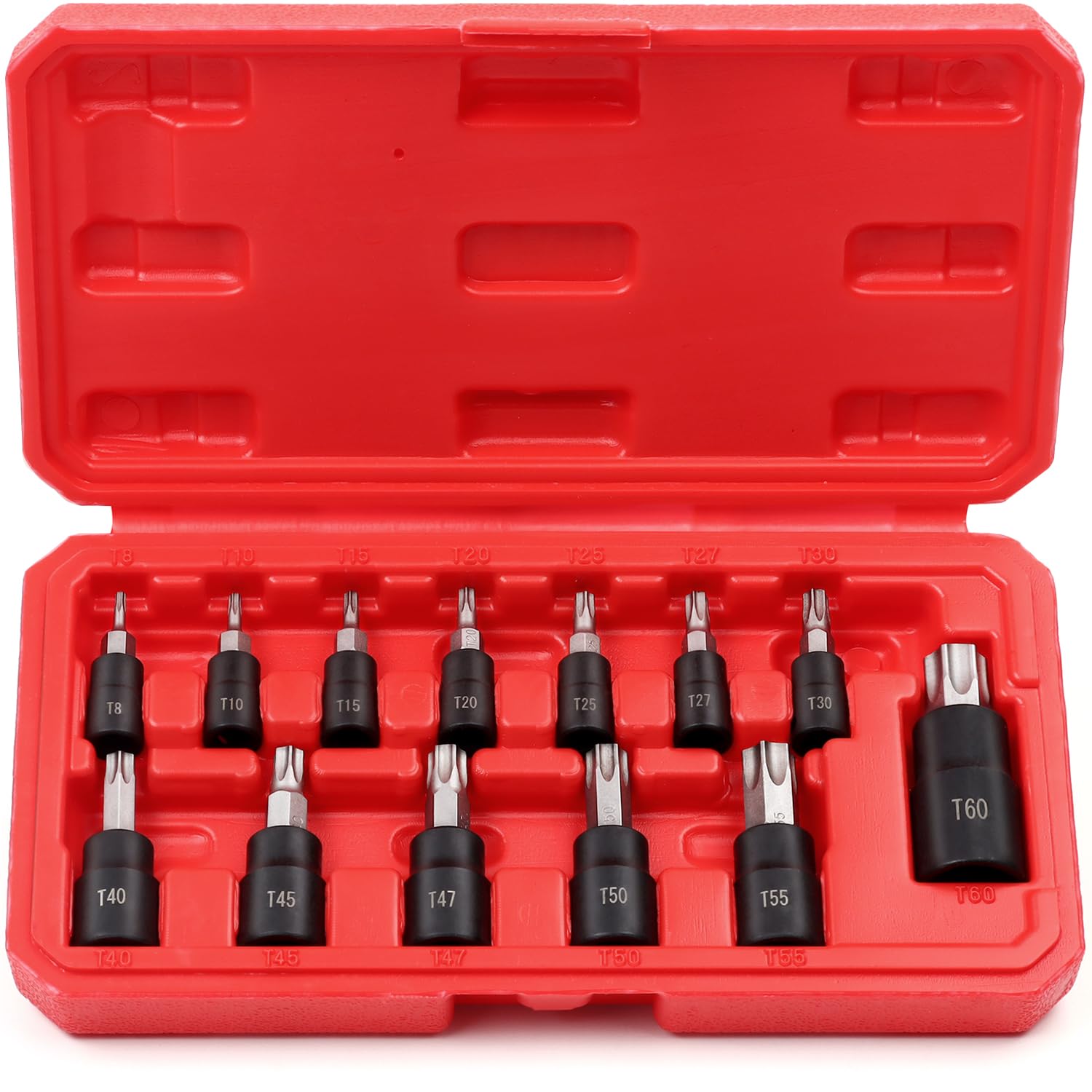 EMBOUTS TORX COURTS ET LONGS DE T8 à T60 COFFRET DE 18 EMBOUTS | Leroy