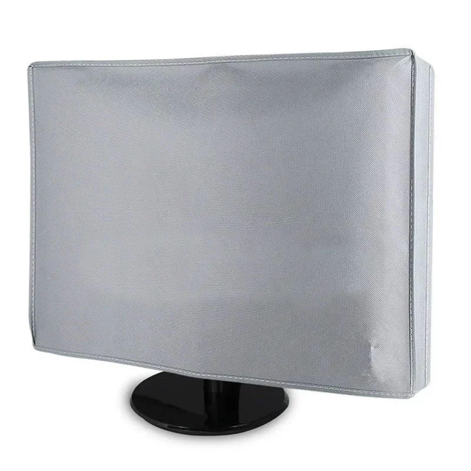 Universal Displayschutzfolie 21 "24" 28 "34" Home 1PC Desktop-Computer-Monitor Staubschutz Vliesstoff Craft Displayschutzhülle Grau Für Fernseher(28inch)