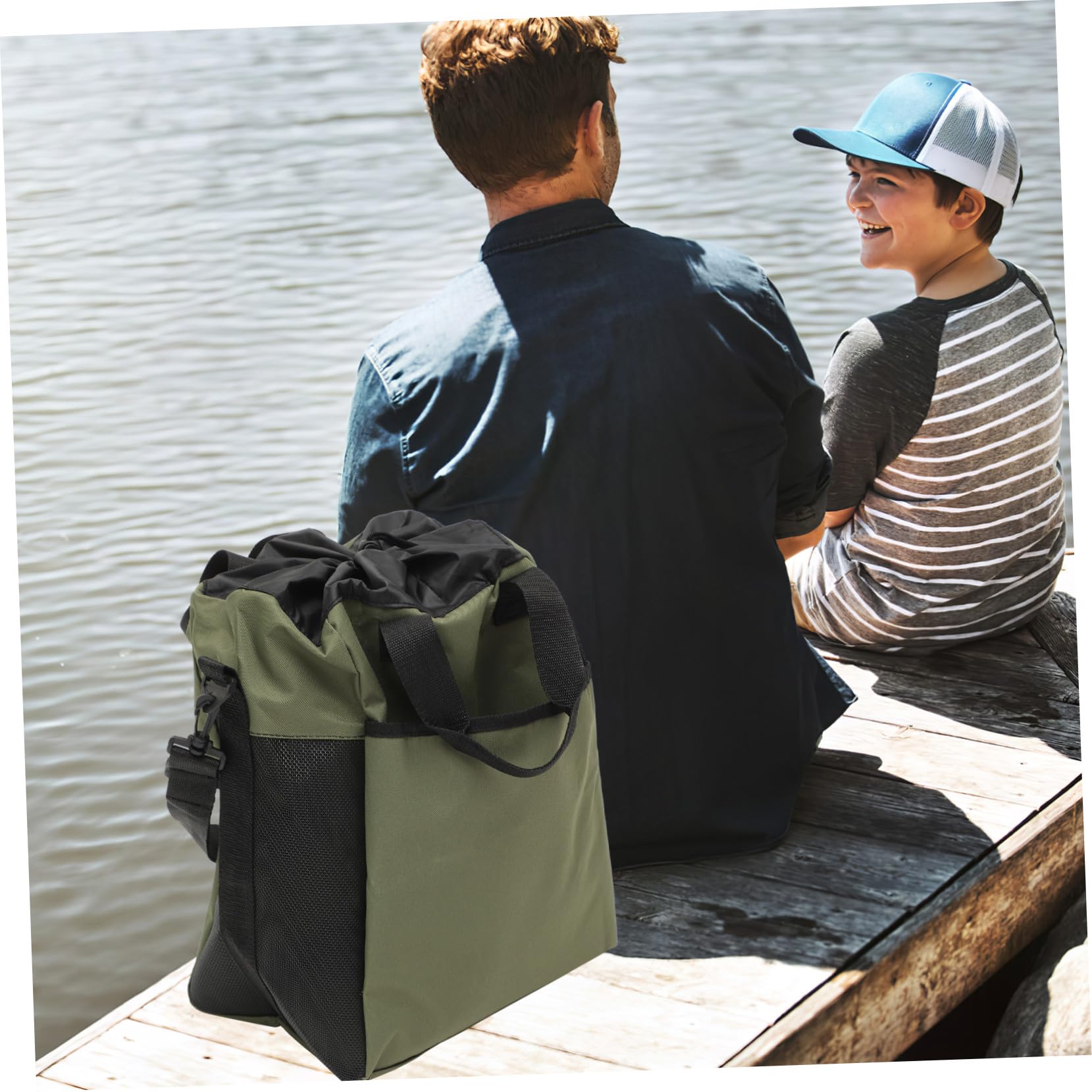 Borsa Porta Stivali da Pesca Oxford Resistente e Traspirante, Custodia Portatile per Stivali e Confortevole per Attività All'aperto