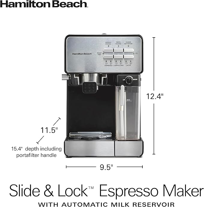 Máquina de Espresso Automática con Espumador, 15 Bar, 2 L miniatura 2