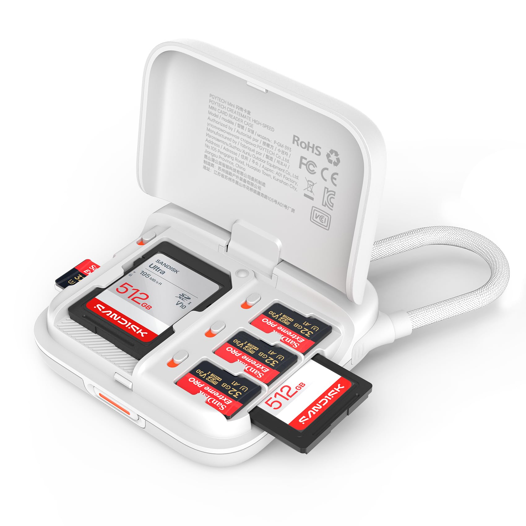 Amazon.co.jp: PGYTECH CreateMate 高速ミニカードリーダーケース 高速