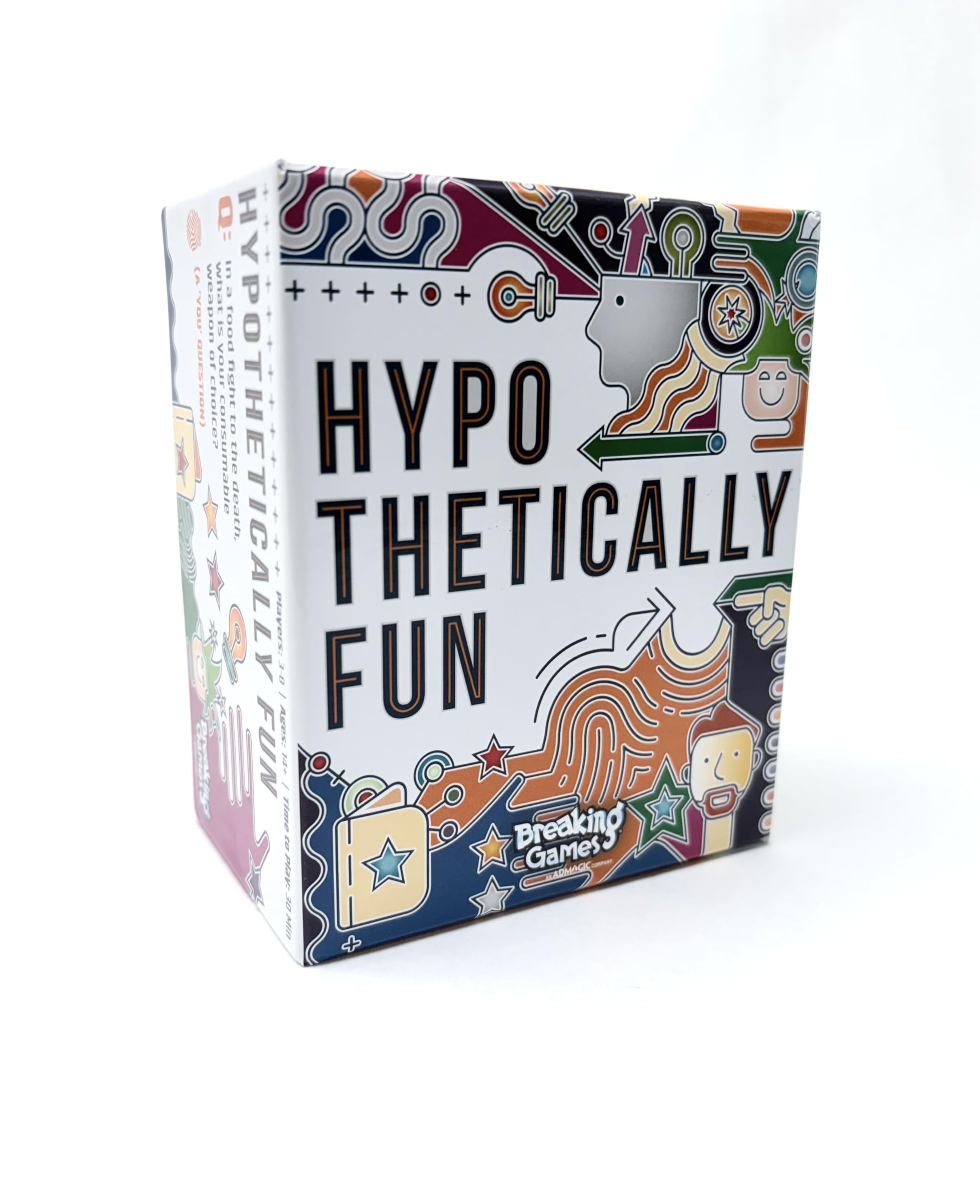 Breaking Games Hypothetically Fun - an Icebreaker Card Game, 350 Thought-Provoking Questions for Deeper Connections & Endless Laughs - Perfect for