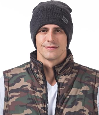 Pro Club Men's (Cuffed) Beanie, One Size, Charcoal