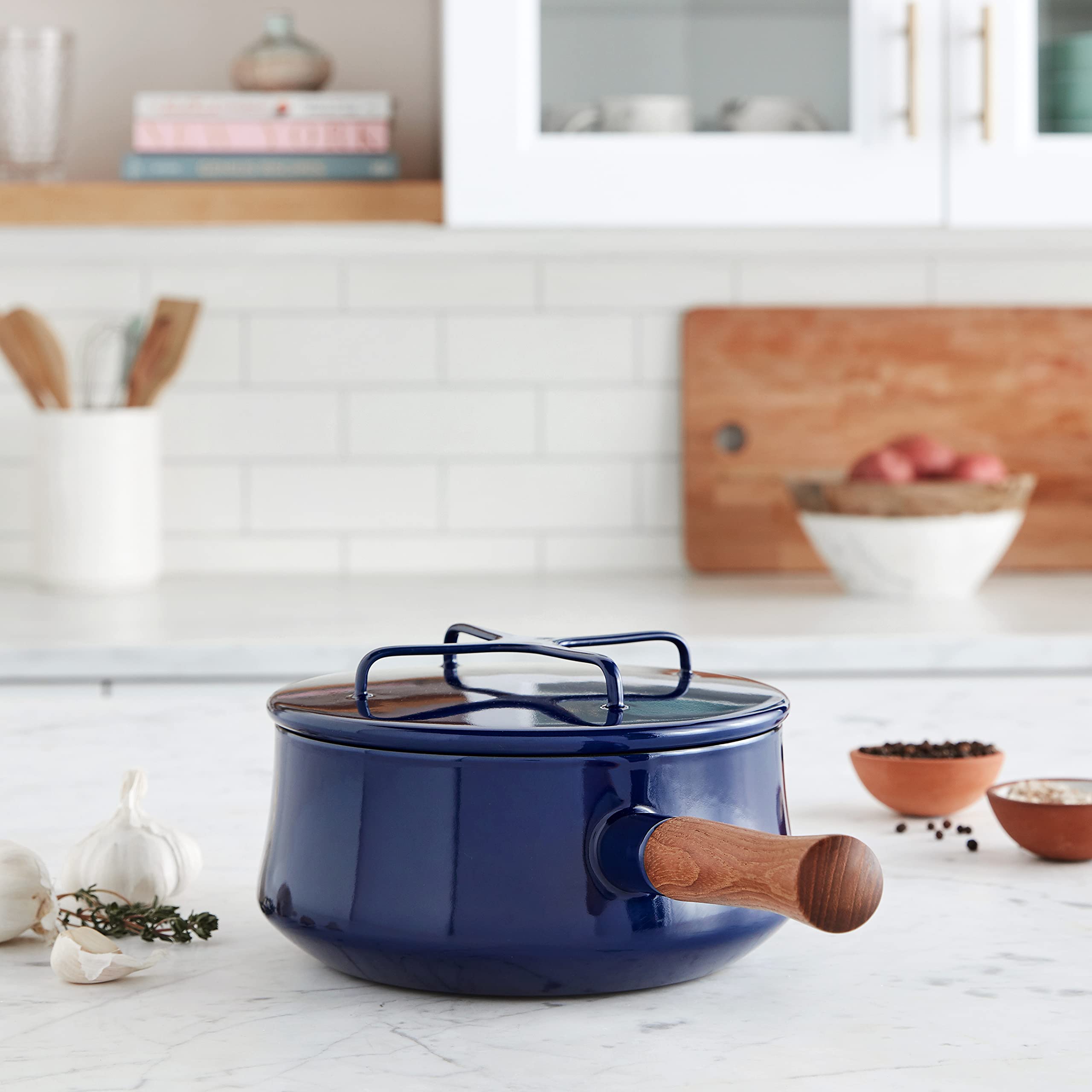 Amazon | Dansk Blue Kobenstyle Midnight 2クォートソースパン、4.5 