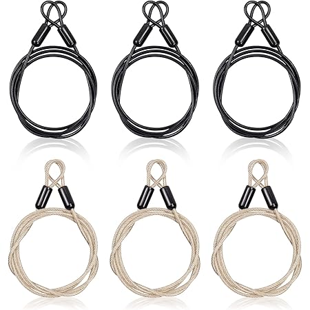 4 Stück Schlaufenkabel 1m - Diebstahlschutz Für Fahrräder