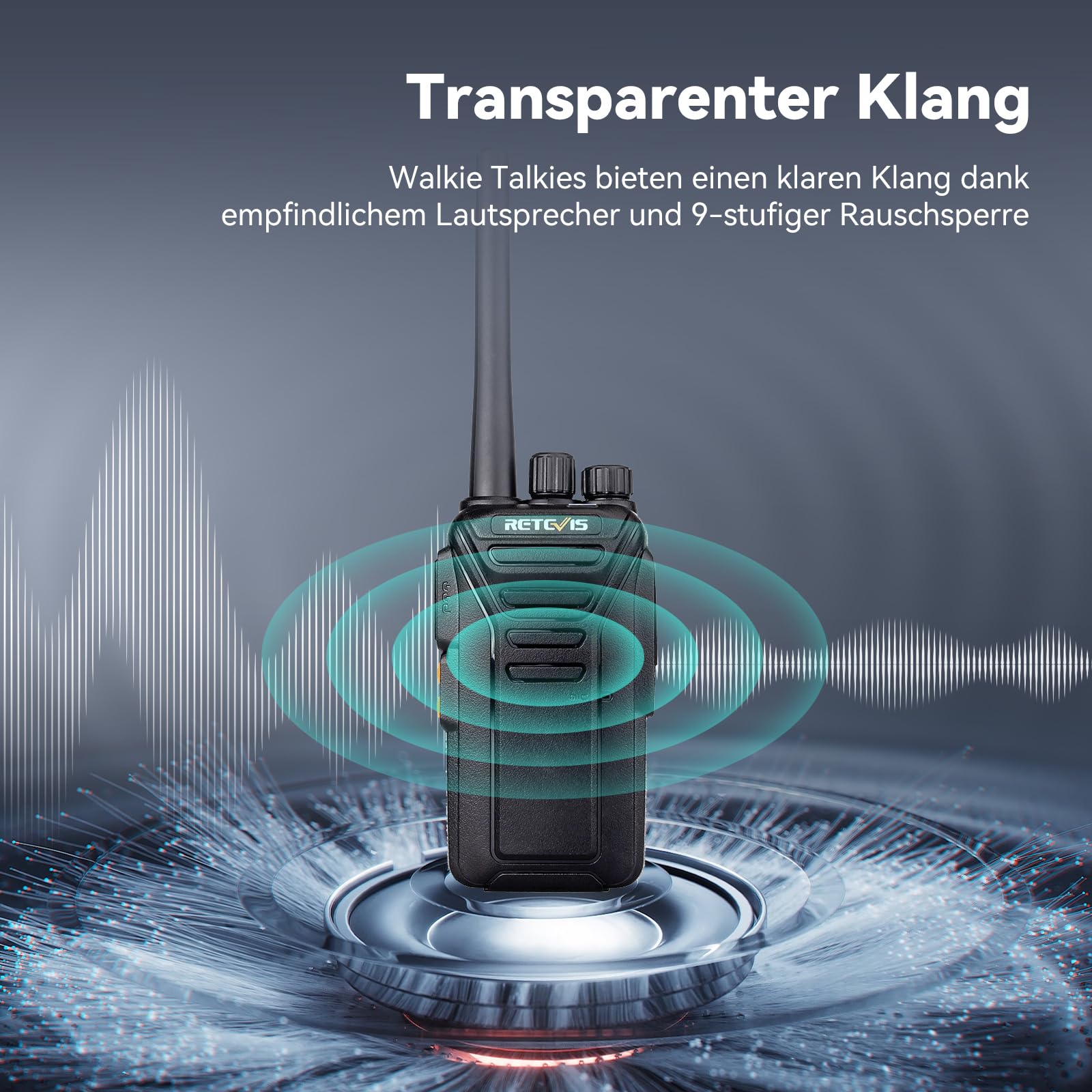Retevis RT27 Funkgerät Professionell, Funkgeräte 6er Set für Baustelle | Walkie Talkie PMR446, Funkgeräte mit 6 Fach Ladegerät,16 Kanäle VOX, Funkgerät für Sicherheitsdienst, Logistics (Schwarz)