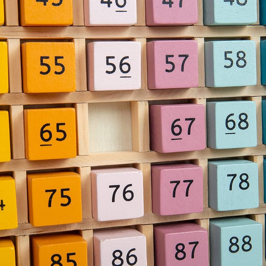 Amazon.com: Bigjigs Toys FSC® Certified Wooden Number