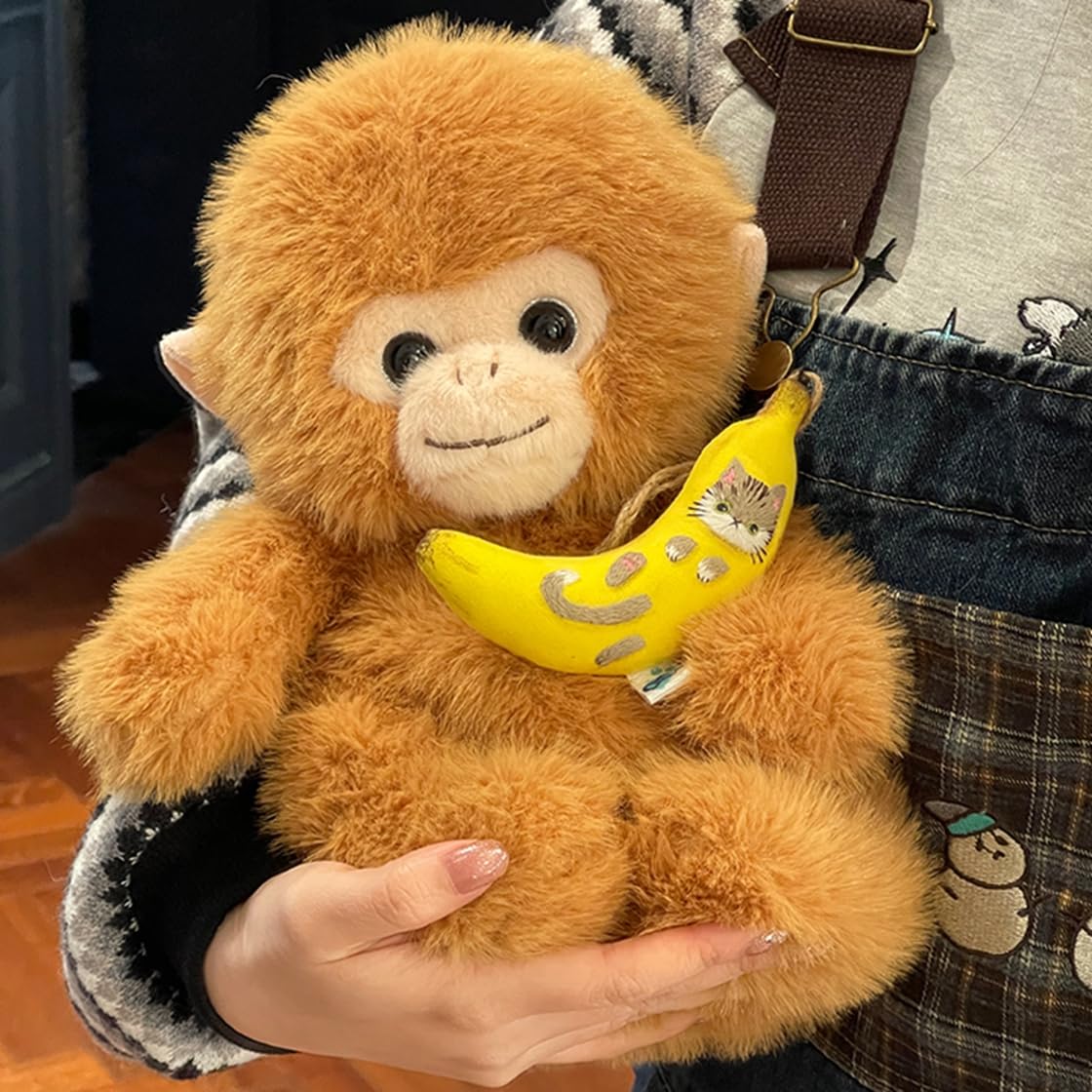 Amazon.co.jp: モンキーぬいぐるみ おもちゃ 抱き枕 さる 動物 可愛い