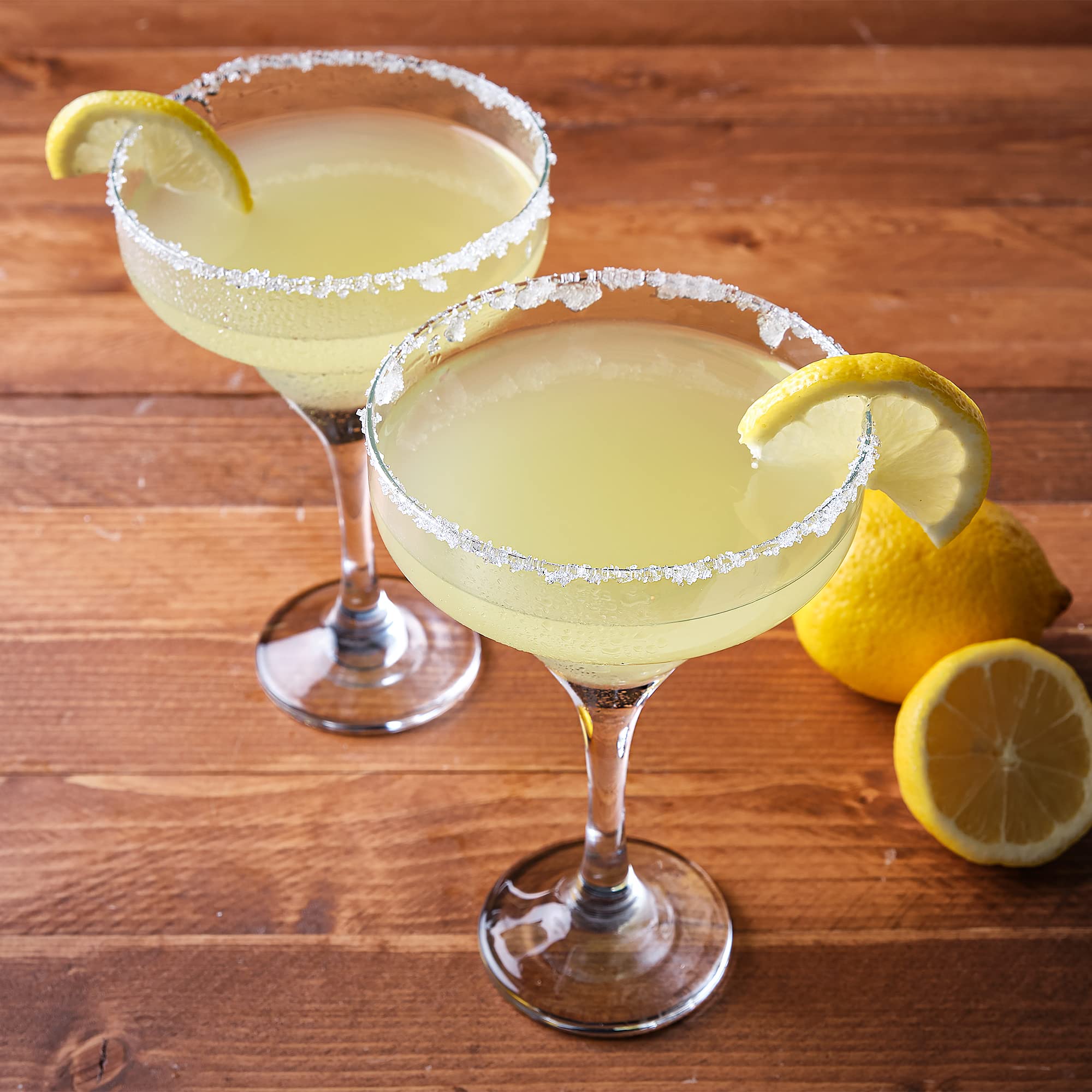 Crystalia Verre Margarita, Lot de 4, 300ml 100% SANS PLOMB Verre à Cocktail, Verres à Expresso Martini, Verres a Margarita pour Boissons Glacées