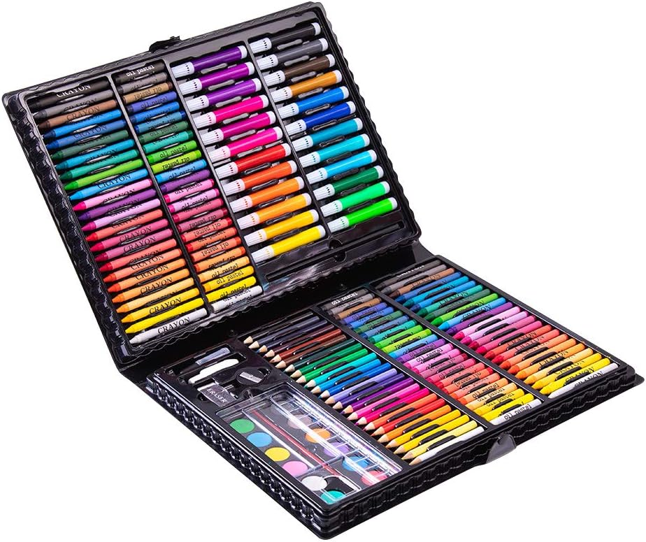 KAIZERUI168 pcs Double Sided Art Set, Portable Painting
