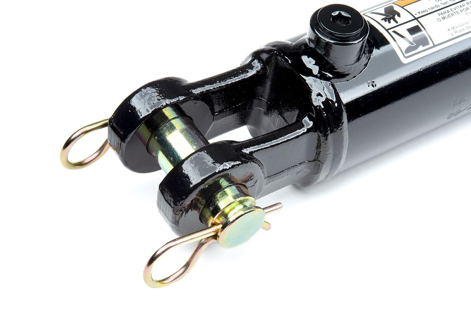 Chief WC Hydraulic Welded Cylinder - 3 Bore x 10 Stroke Double Acting Hydraulic Cylinder - 3000 PSI - 1.5” Rod Diameter - 1” Pin, SAE #8 Port - Extended Length: 30.25” - Universal Hydraulic Cylinder