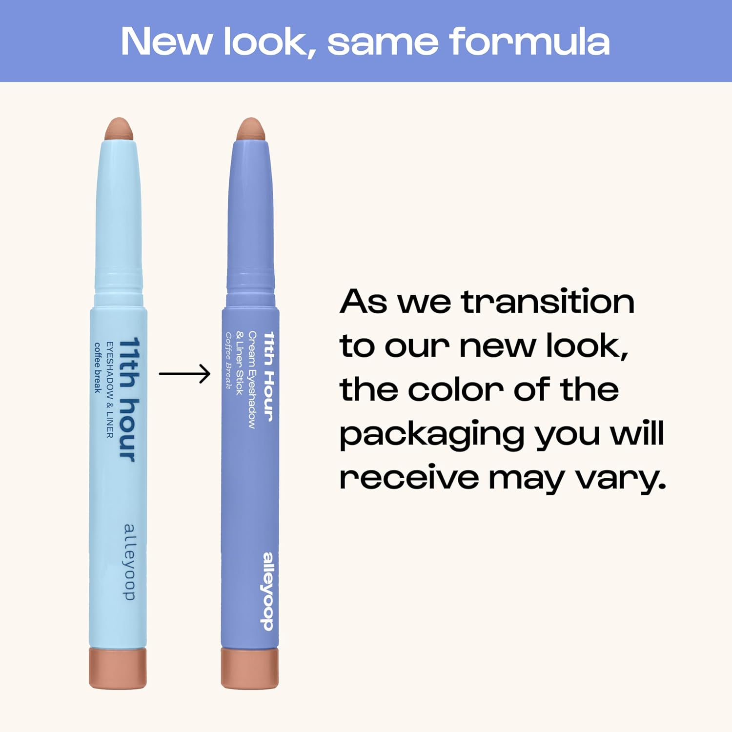 ALLEYOOP 11th Hour Cream Eyeshadow Sticks Bundle - Bronze Medal (Shimmer) & Baby Pearl (Shimmer) - Waterproof, Smudge-Proof, Crease-Proof Eyeshadow for Over 11 Hours