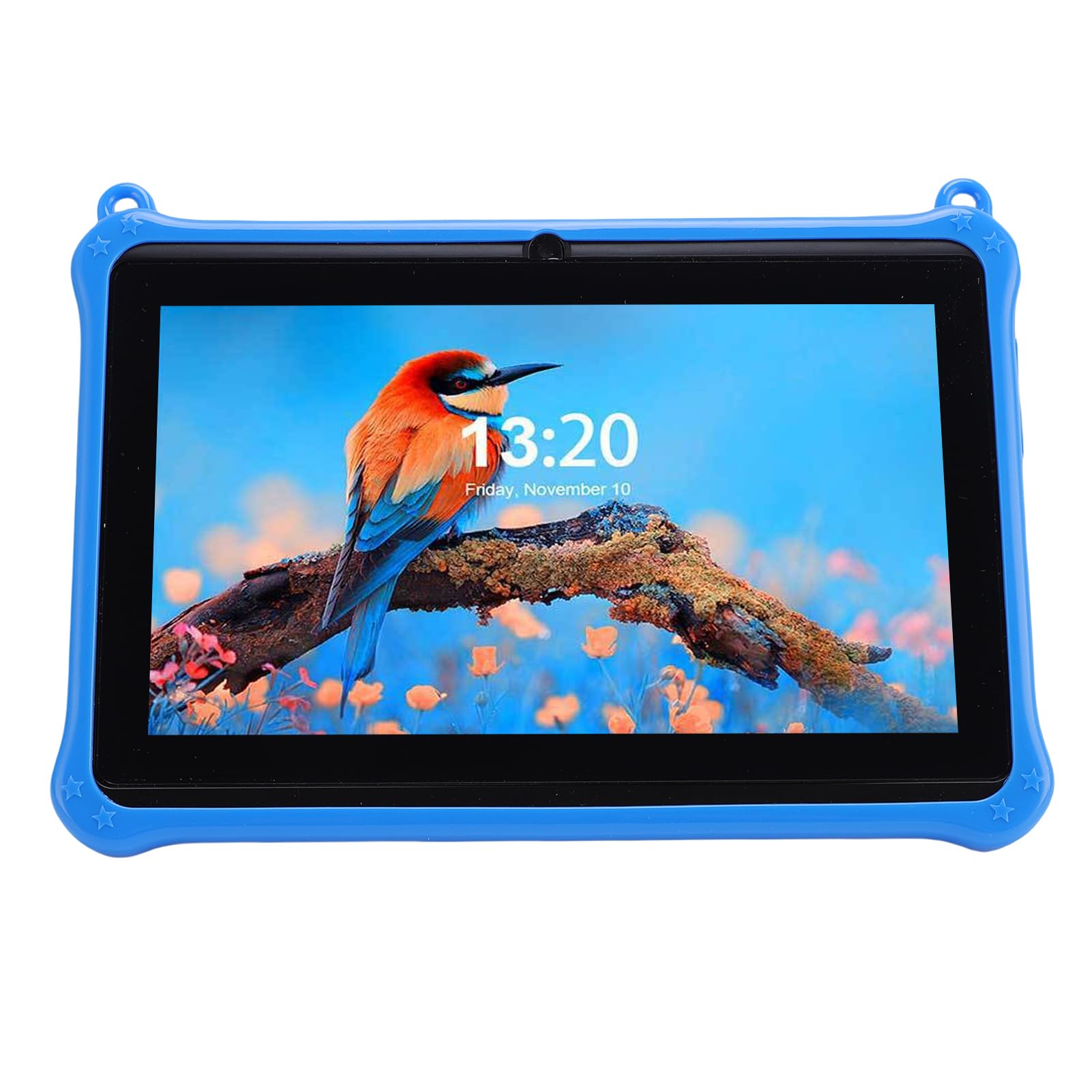 Kids Learning Tablet, 7 Inch 32GB Storage 4GB 13 HD Display Parental Controls with Shockproof Silicone Case Stand for Ages 2-12 (Blue)-image-34