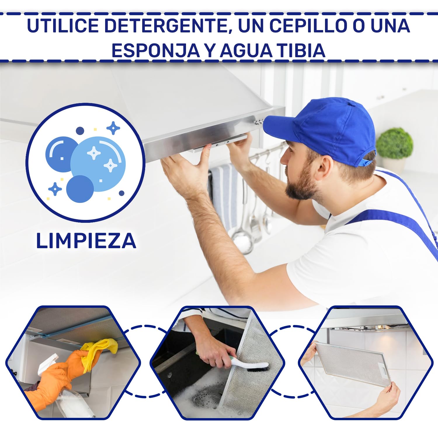 Filtro Metálico de Grasa para Campana Extractora 458x185x9 mm con Código Original 00746994 746994 para Bosch para Balay para Siemens GRI0025433A para Elica - MONTERAL