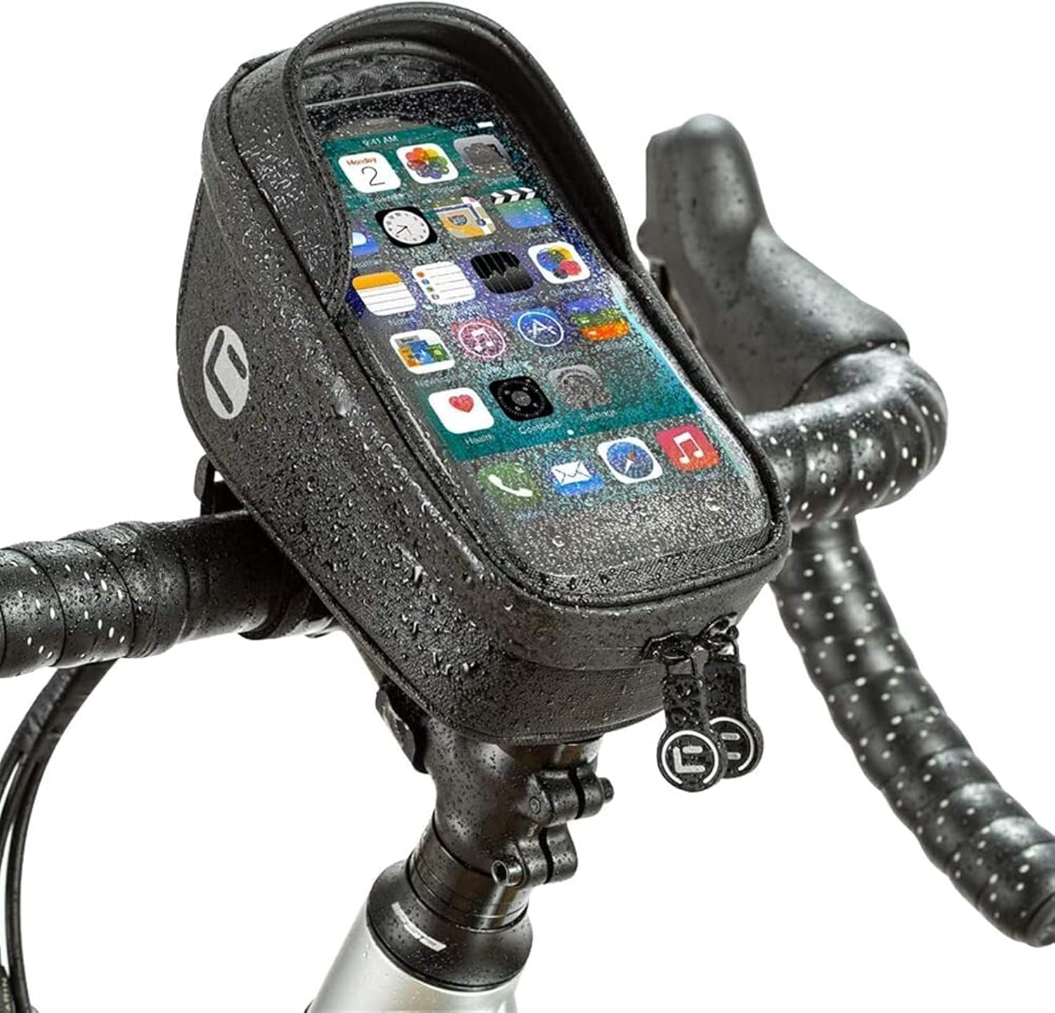 Bicycle Handlebar Bag Bicycle Bag Front Beam Bag Mountain Bike Bag Mobile Phone Bag Bicycle Handlebar Bag(2 Pcs)