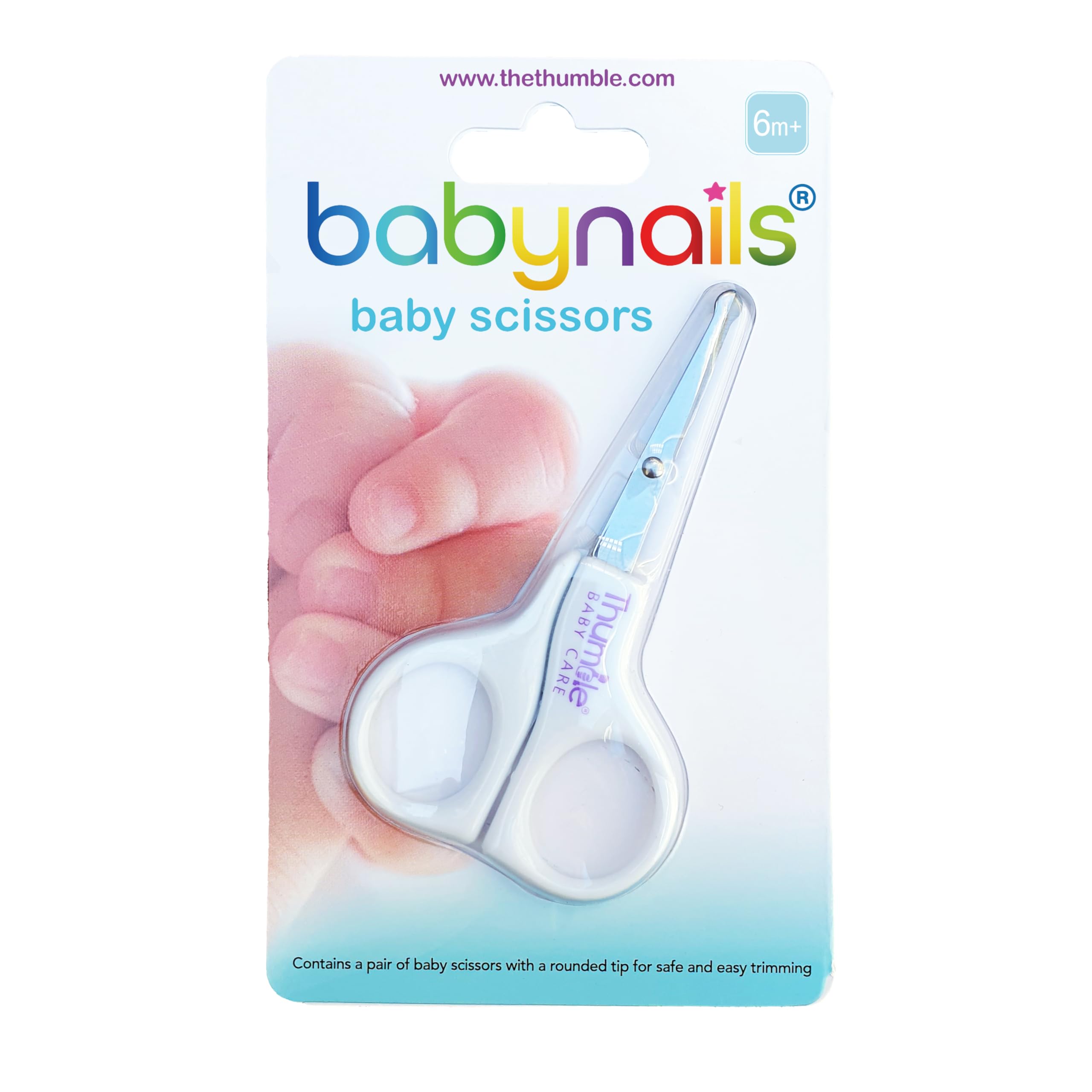 Baby Nails™ Baby Scissors White