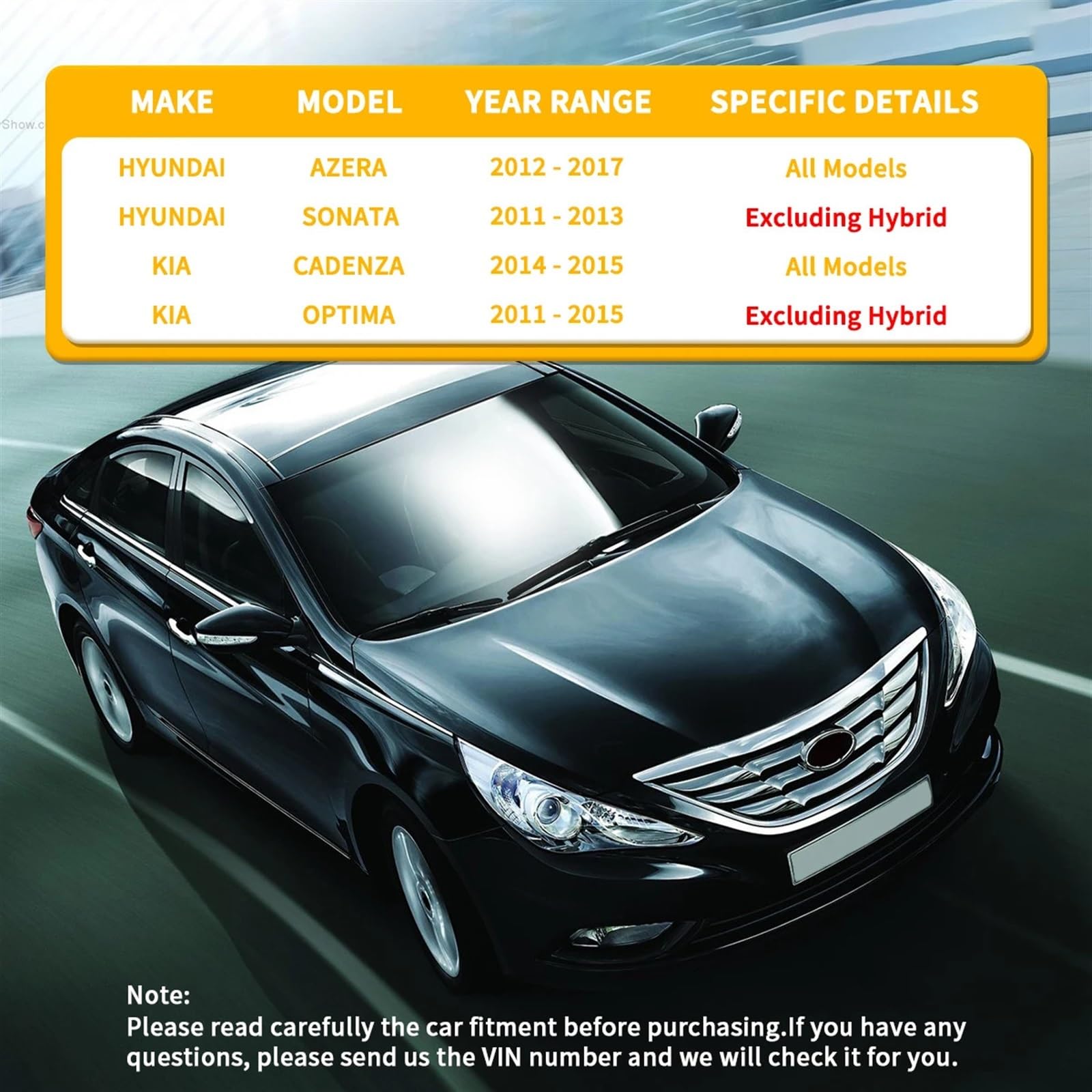 Tirante di collegamento anteriore interno esterno 4 pezzi compatibile con Hyundai Sonata Azera, compatibile con Kia Optima 2011 2012 2013 2014 2015 2016 2017