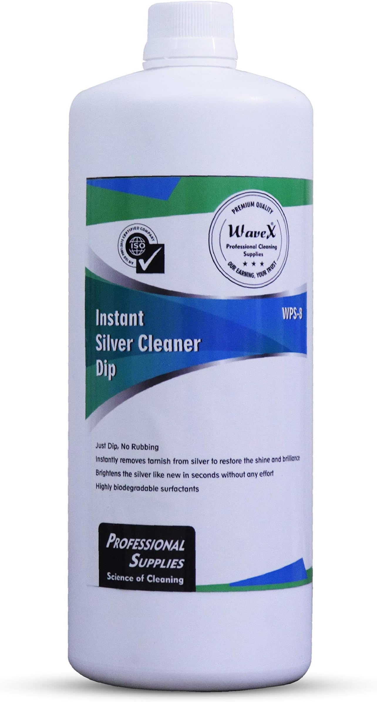 Instant Silver Cleaner Dip 1 Ltr | Dip and Clean | Professional Supplies