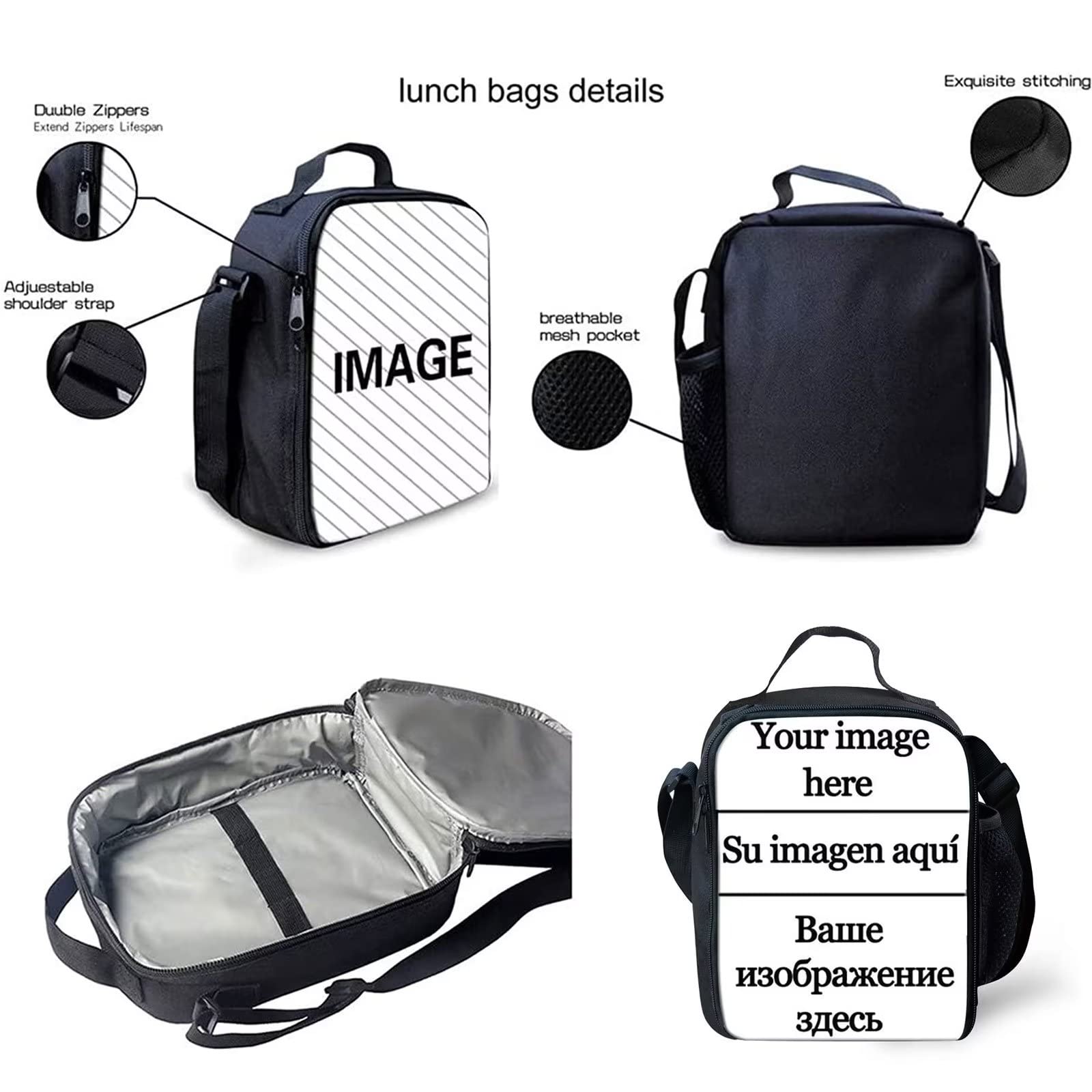 Showudesigns Mochila infantil con lonchera para niños, estuche escolar, Girasol de conejillo de indias, talla única
