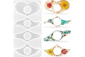 Versatile Silicone Resin Mold Set: Create Custom Bookmarks and Page Holders with Ease