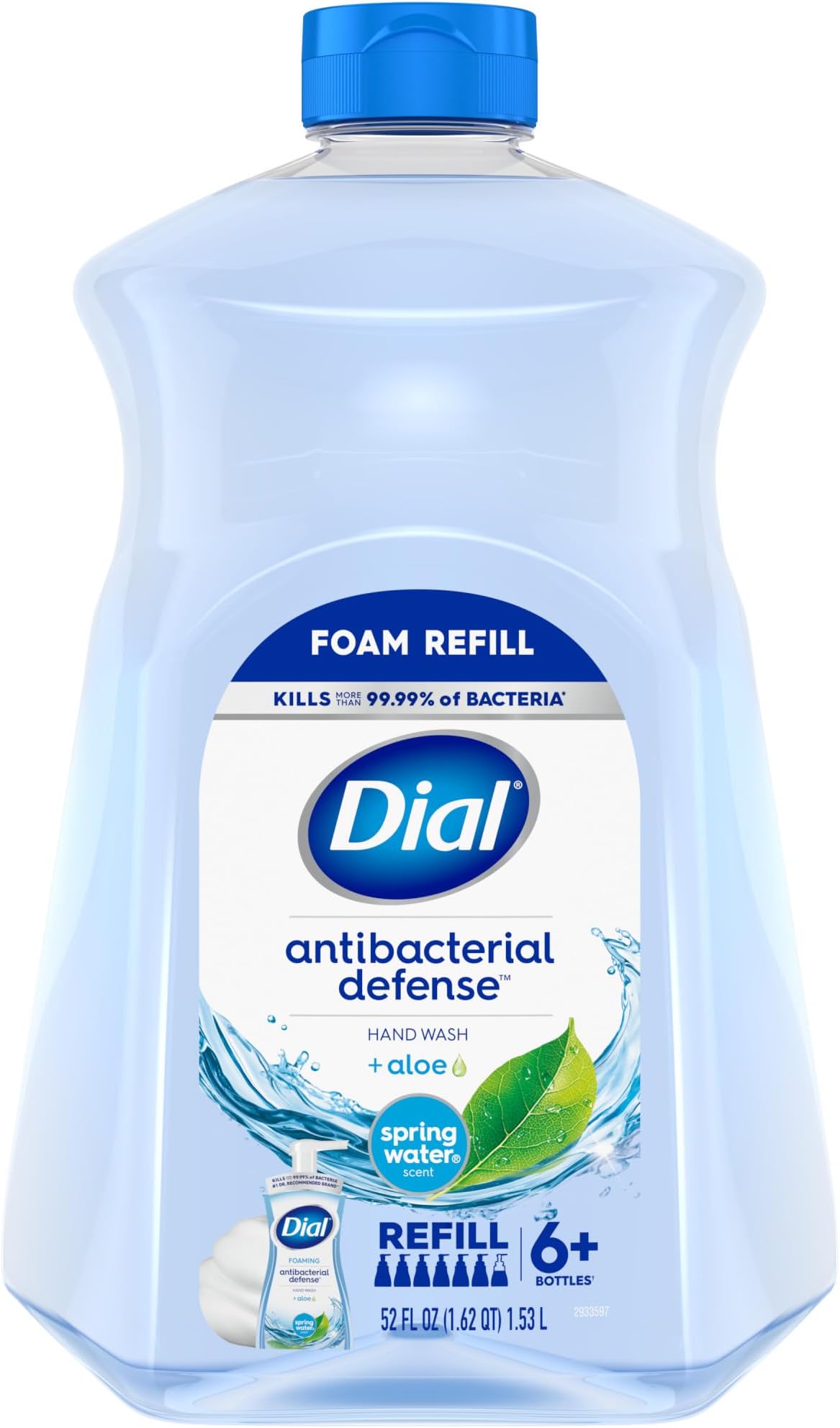 Complete Antibacterial Foaming Hand Soap Refill, Spring Water, 52 fl oz