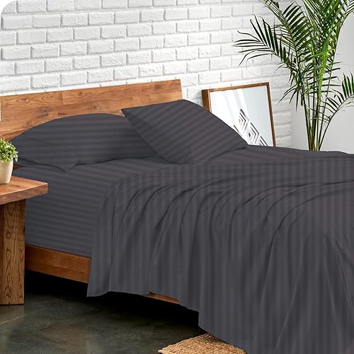 Miniatura 9 de Juego de sábanas de 3 piezas de tamaño King Plus de lujo y suave, 800 hilos, 100% algodón egipcio, calidad de ropa de cama, sábanas encimeras de