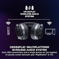 Vista 2 de Turtle Beach Stealth 700 Gen 3 Wireless Multiplatform Amplified Gaming Headset for PS5, PS4, PC, Mobile 60mm Drivers, AI Noise-Cancelling Mic