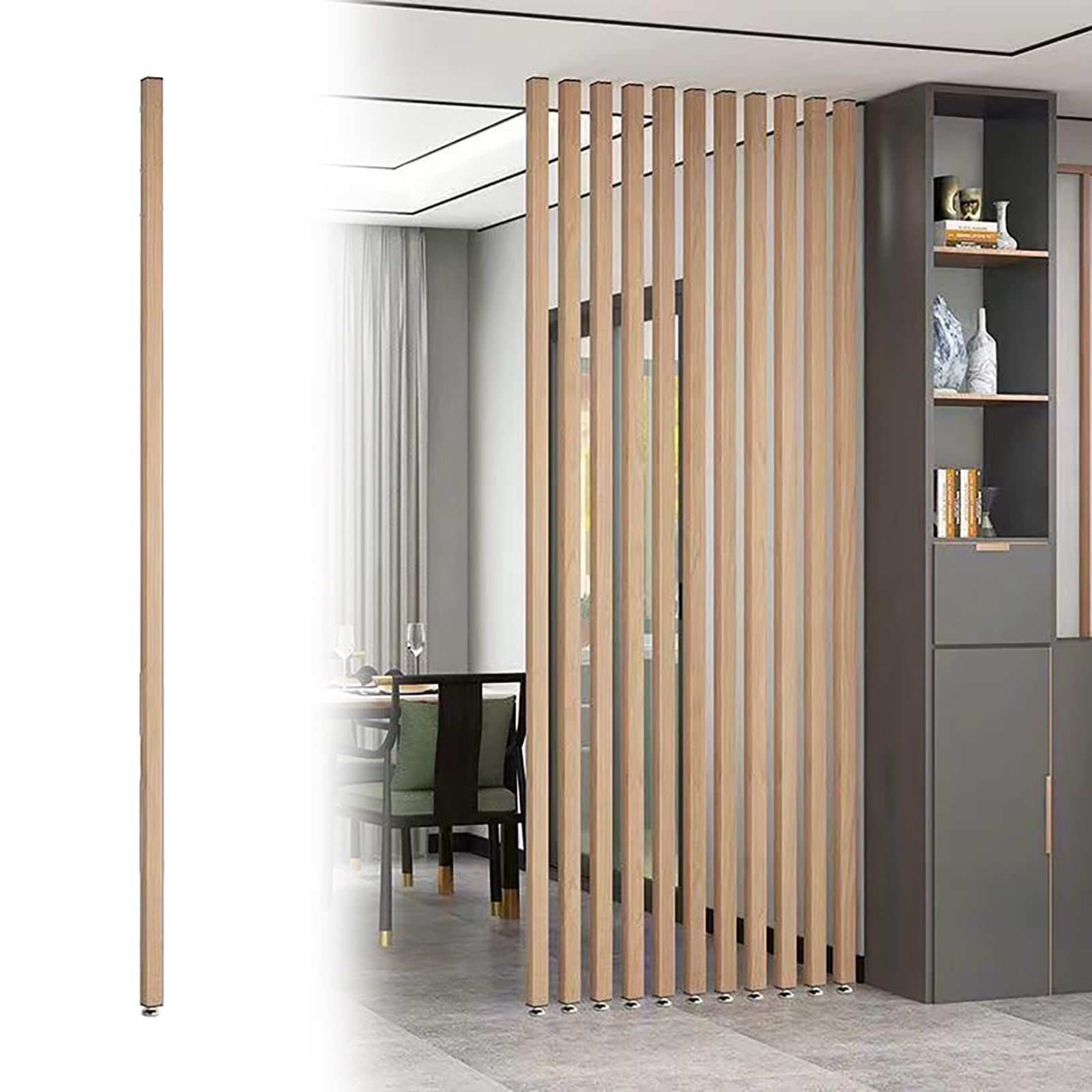 Raumteiler verstellbar - Moderne Wohndeko für Wohnzimmer & Eingangsbereich - Stilvoll mit vielseitiger Funktionalität - Platzsparendes Design