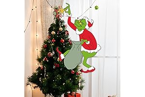 Grinch Counter Decor: Festive Christmas Decorations for Tree