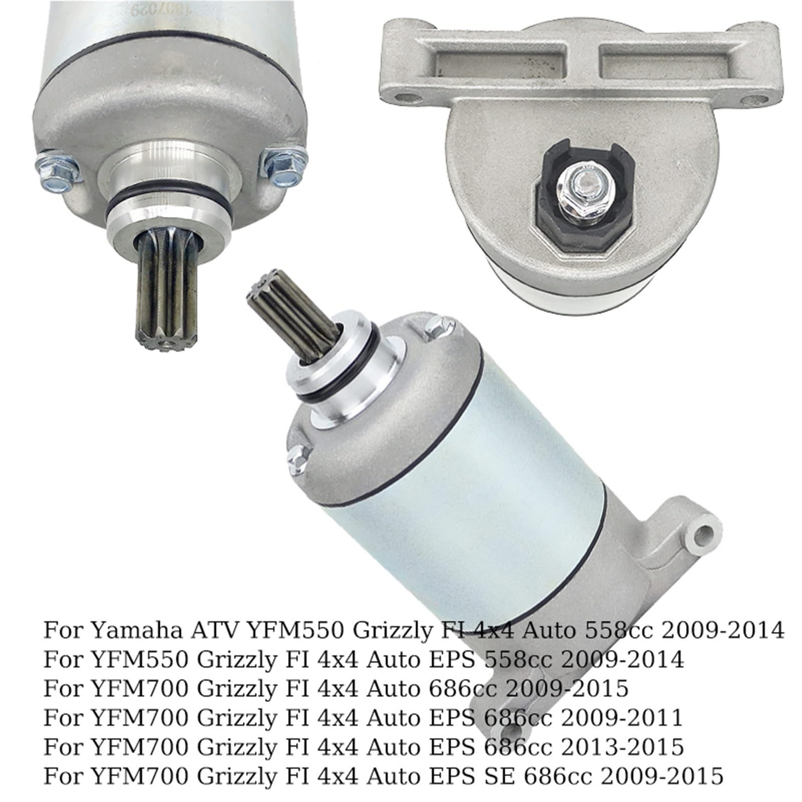 Rozrusznik motocyklowy Pasuje do Yamaha Grizzly 550 700 Kodiak 700 28P-81890-00-00 28P-81890-01-00 410-58036 SMU0512 Rozrusznik ATV