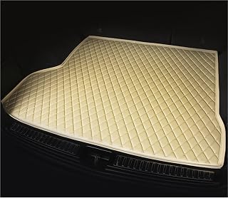 Tappeti Bagagliaio Per Volvo Per XC90 Per Cinque Per Posti 2010 2011 2012 2013 2014 Tappetino Bagagliaio Rivestimento Moquette Accessori Copertura Vasca Baule(Beige)
