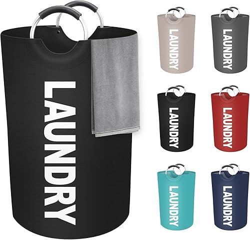 StorageRight Cesta de Ropa Sucia Grande de 75L, Cesto de Ropa Sucia, Cesto de Ropa Sucia para Lavandería, Plegable, Cestas de Ropa Sucia