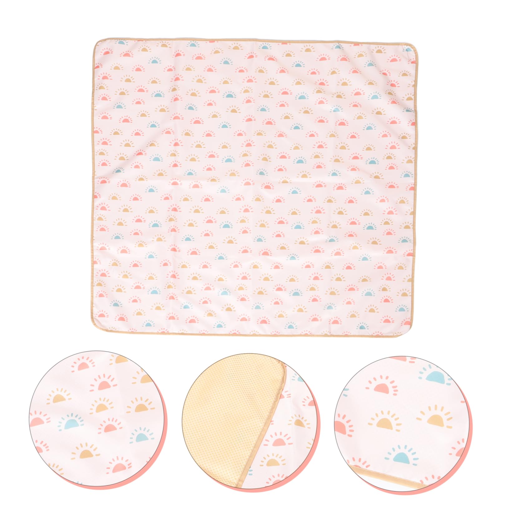 Tapis De Protection Antidérapant Pour Chaise Haute Tapis De Sol Pour Repas Facile à Nettoyer Et Durable Pour Intérieur Et Extérieur