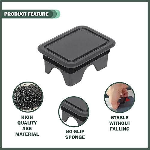 Miniatura 5 de Fundas de bolsillo para estaca para riel de cama, Dodge Ram 1500 (2019-2023), cubiertas tonneau traseras para camión, ABS, negro, 2 unidades