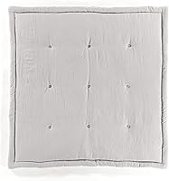 LushDecor Gray Baby Play Mat 36x36 Inch - OEKO-TEX Certified Plush Square Mat for Tummy Time, Crawling & Nursery Play
