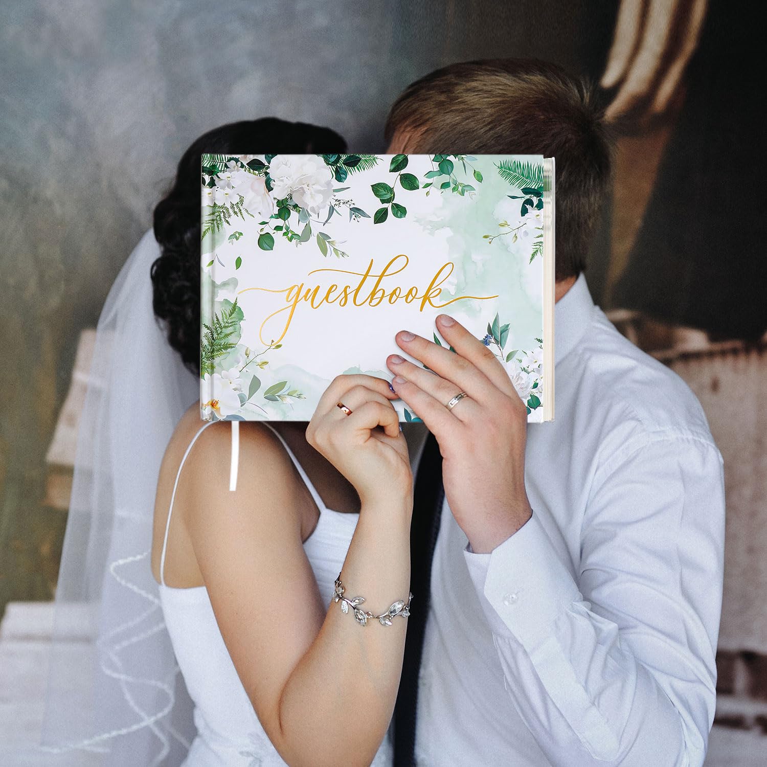 molekaus Hochzeitsgästebuch Polaroid Gästebuch Hochzeitsempfang 100 Seiten dickes Papier